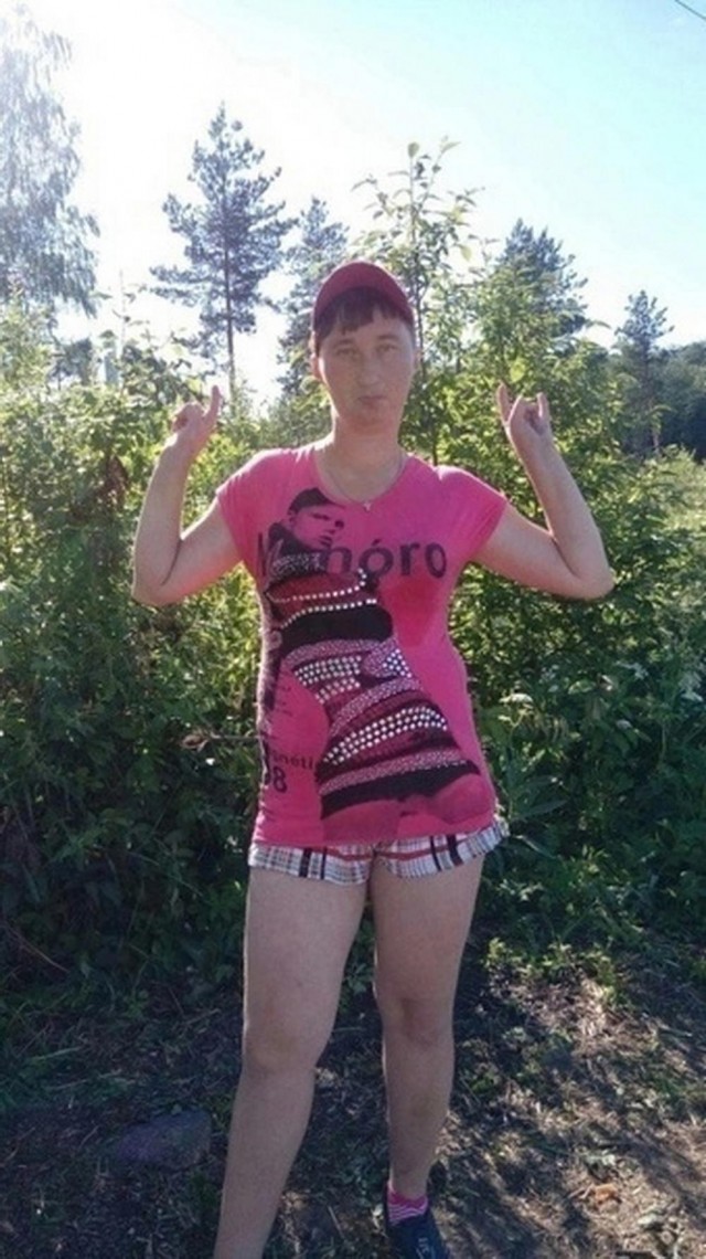 Танька, фоткай, я позирую!