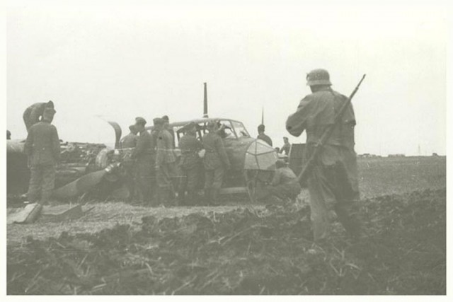 Подъем немецкого бомбардировщика Юнкерс-88А4