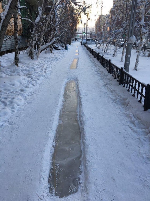 Вот и скользанки пошли