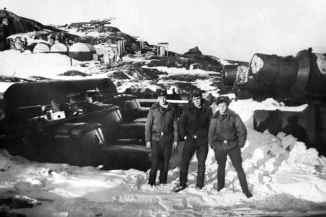 Заброшенная позиция 10-го дивизиона ПВО С-125, остров Шалим