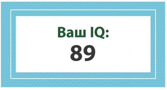 А какой у Вас IQ?