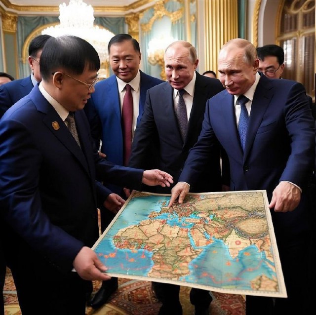 Про карту на встрече Путина и Зорькина.