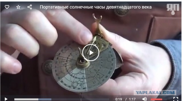 Портативные солнечные часы девятнадцатого века