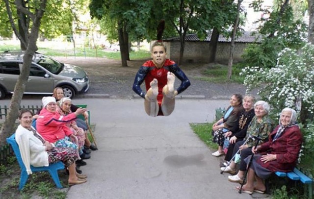 Фотожаба Гимнасточка