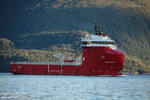 Лёгкое волнение в Северном море