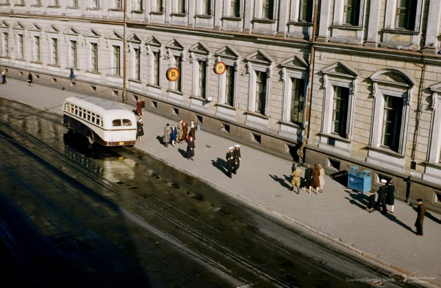 Москва 1952-1954 в цвете