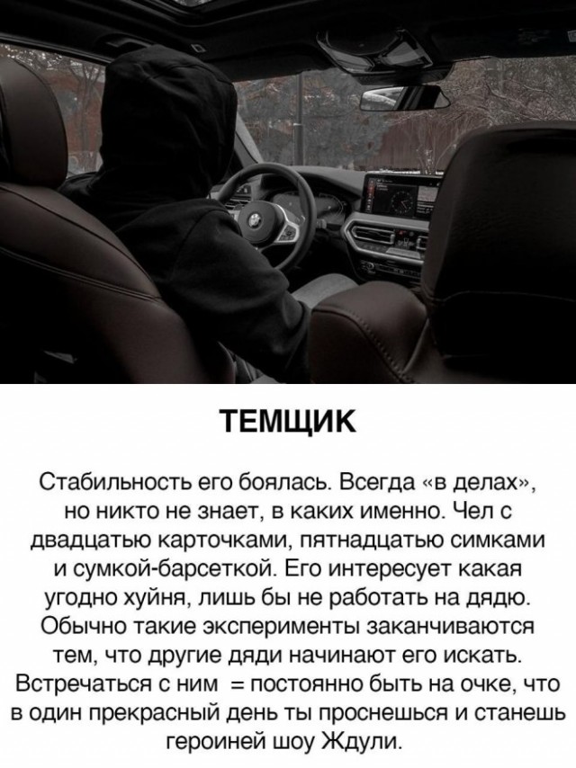 Типы мужчин после 25 лет