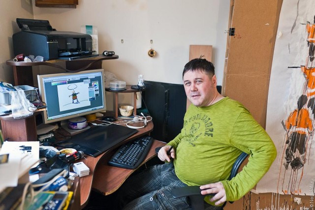 Будни карикатуриста