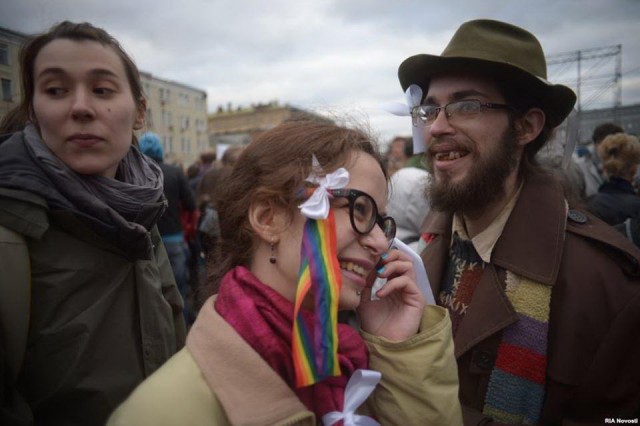 Москвичи выходят против узурпации власти Путиным