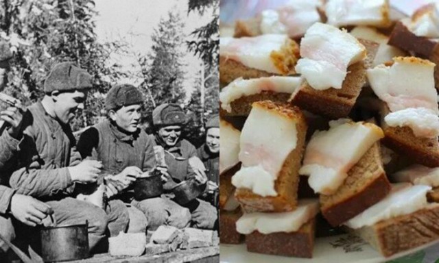 Сало как военный продукт и объект мифов