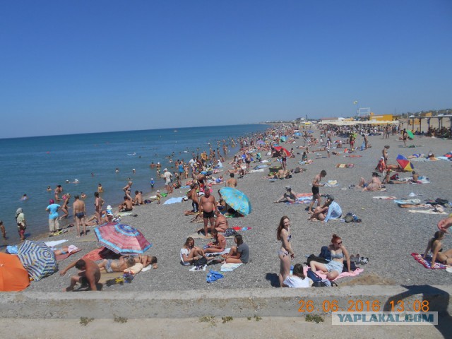 О посещаемости пляжей в Крыму