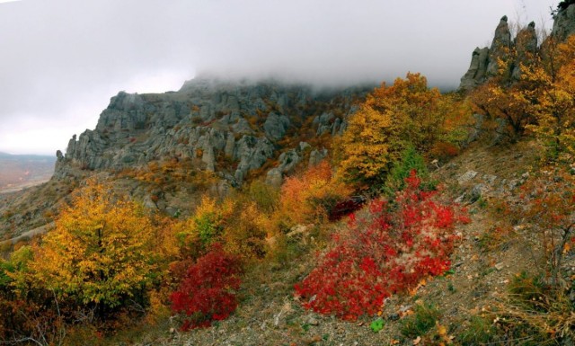 Осень на Демерджи