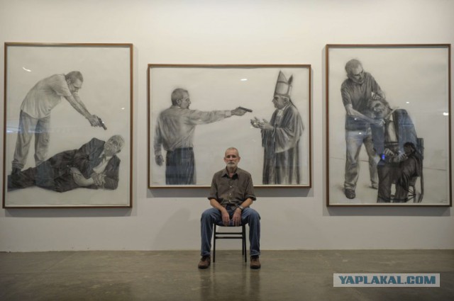Бразильский художник изобразил себя убийцей мировых лидеров