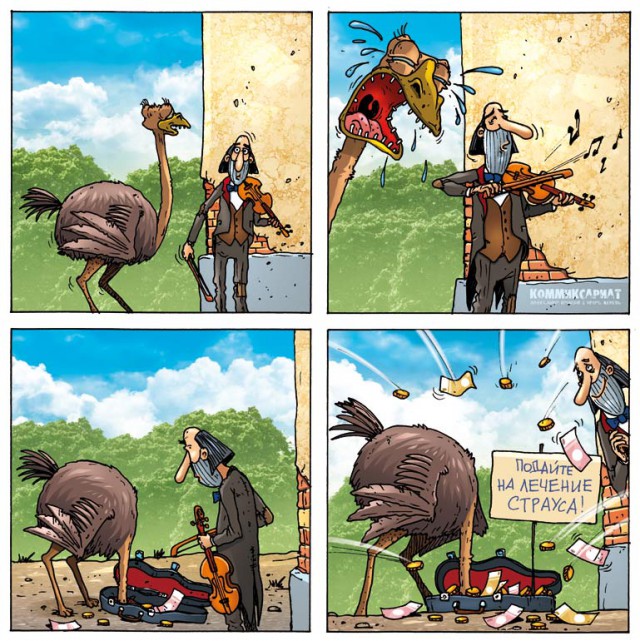 Приключение страуса