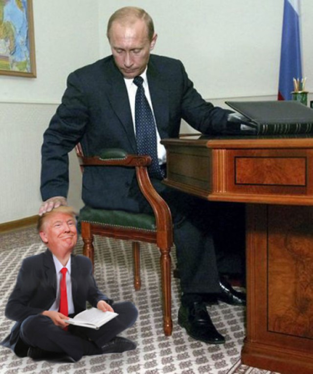 Оседлал. Или как за бугром видят Путина и Трампа