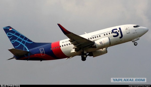 Вылетевший из Джакарты Boeing 737-500 пропал с радаров (Sriwijaya Airlines, SJ182)