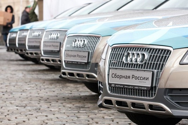 Медалистам ОИ 2010 подарили новые Audi