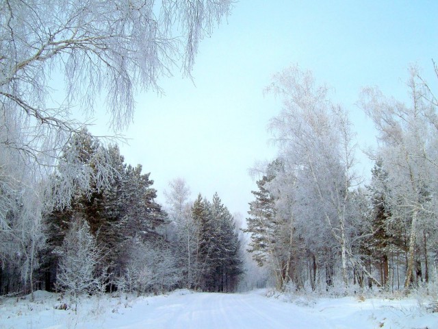 Зима в Сибири