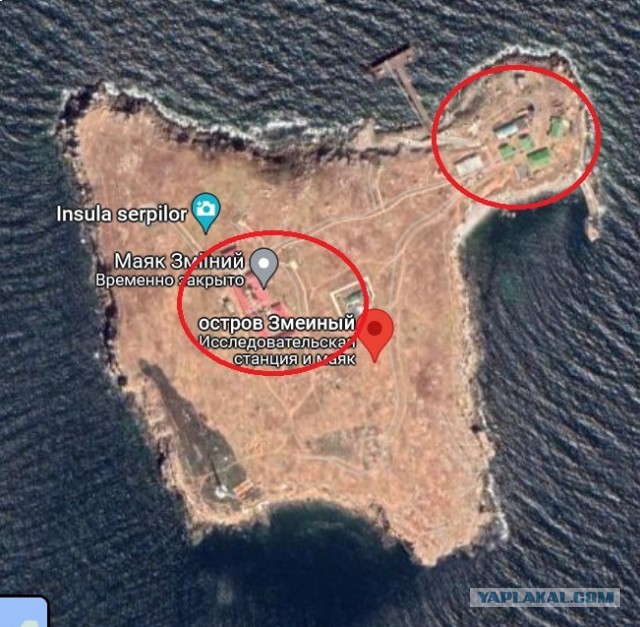 Обстрел острова Змеиный