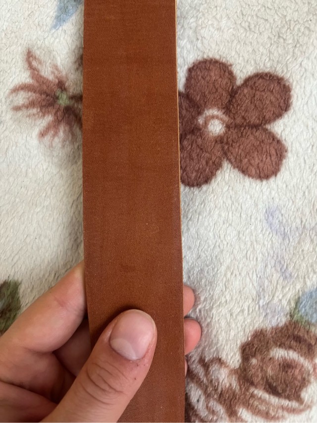 Мужской ремень из натуральной кожи своими руками