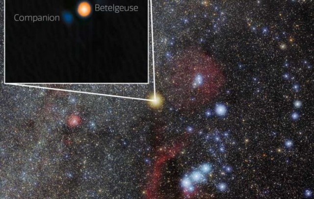 Возле Бетельгейзе обнаружена скрытая звезда-компаньон