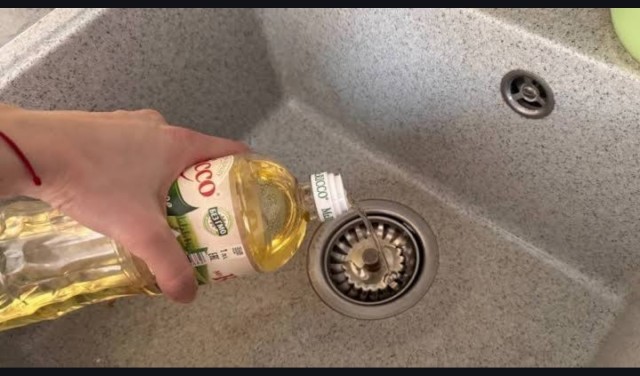 Ухожу из дома - лью подсолнечное масло в раковину, душ и унитаз