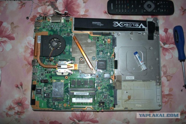 Шпатель и зажигалка