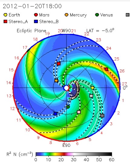 Выброс коронального вещества на солнце