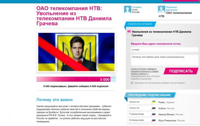 Уволить свидомого с НТВ