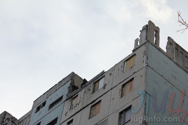 Как восстанавливают 9-этажку в Луганске (ЛНР)