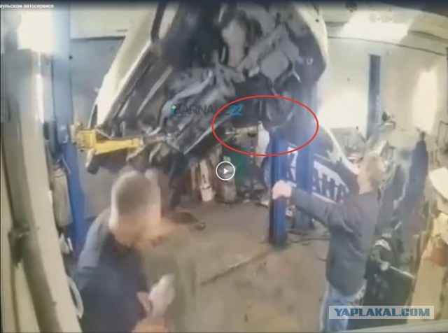 Случай в барнаульском автосервисе