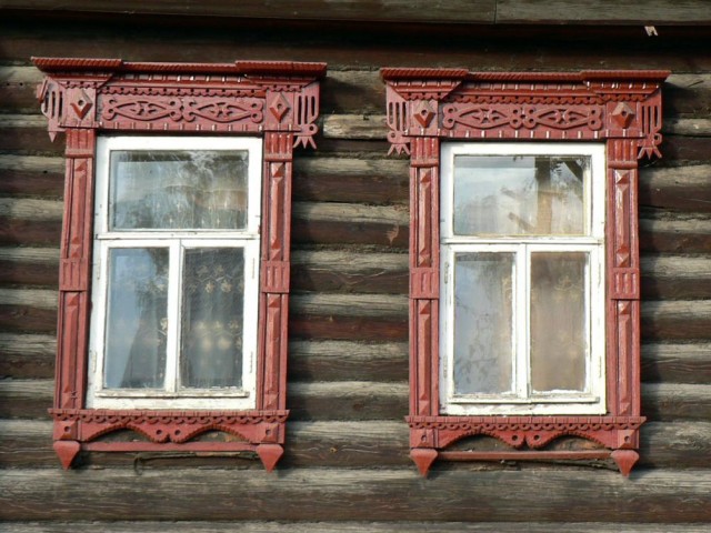 г.Семёнов. Наличники на окна (82 фото)