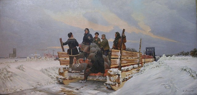 Труд в живописи СССР