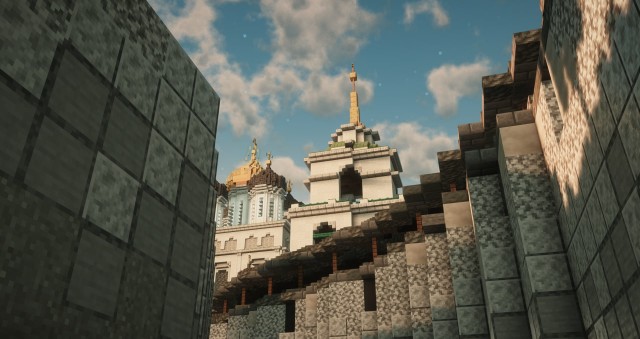 Псков в Minecraft