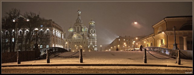 Новогодние огни Питера 2016