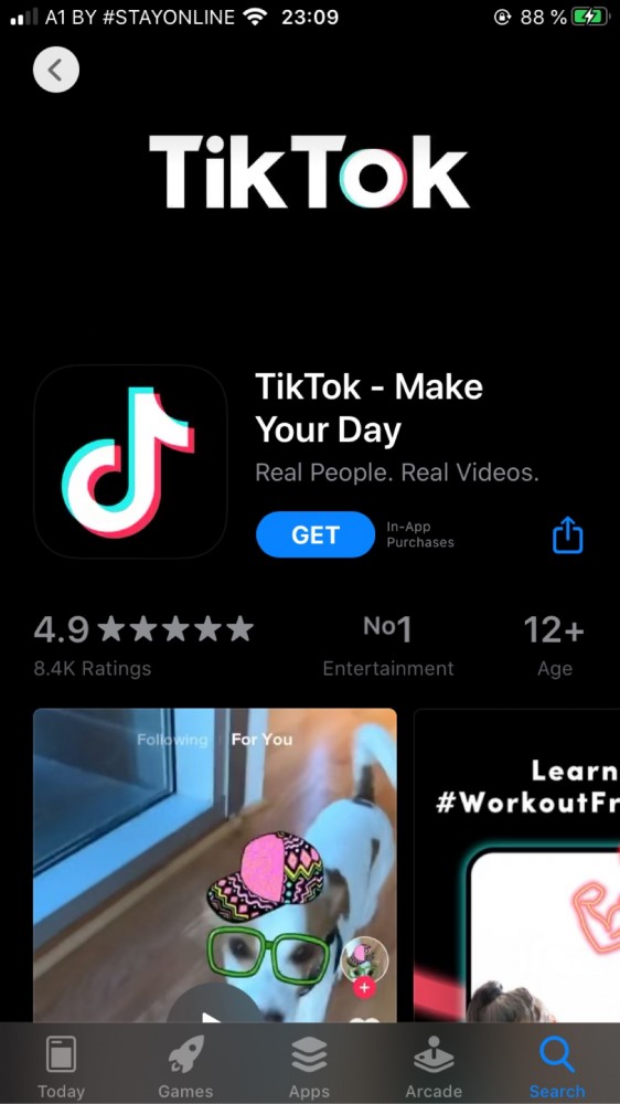 Рейтинг TikTok в настоящий момент...