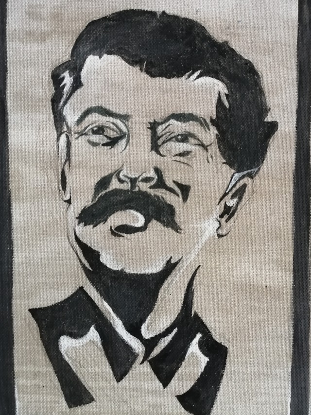 Доча рисует