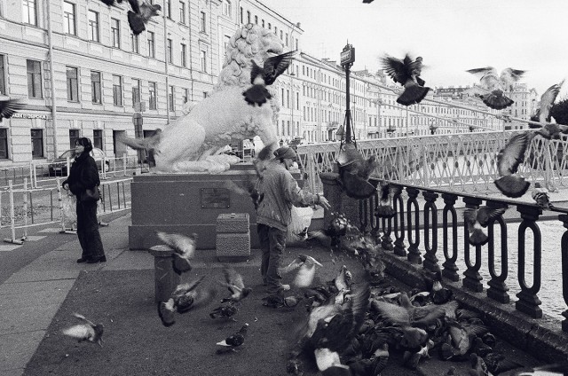 Чёрно-белый Петербург