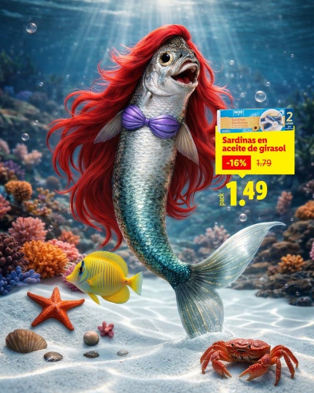 Страница испанского Lidl в Twitter, как отдельный вид искусства
