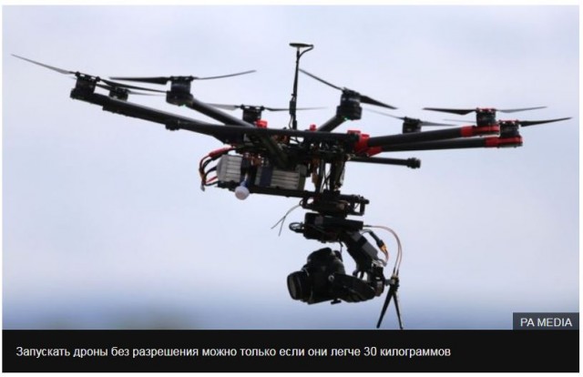 В России разрешили запускать дроны без согласования с диспетчерами