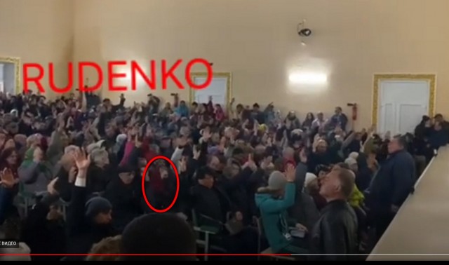 В Розовском районе Запорожья проголосовали за присоединение к ДНР.