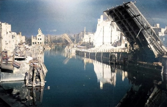 Кёнигсберг в апреле 1945-го.