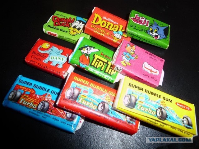 Жевательная резинка Donald и BomBibom