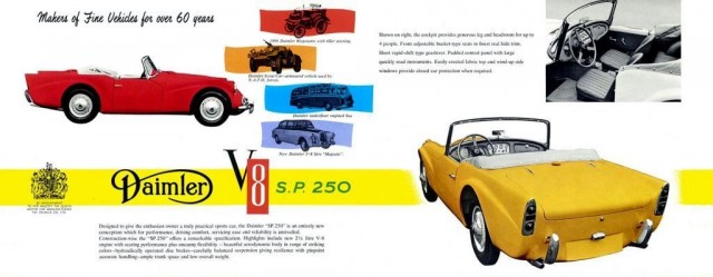 1960 Daimler SP250. Автопятница №162.