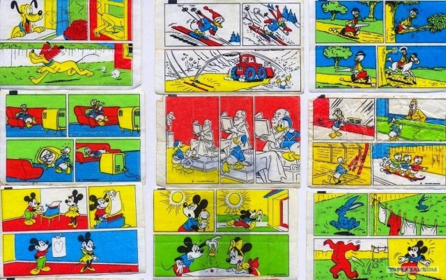 Коллекция вкладышей Donald's 11 фото