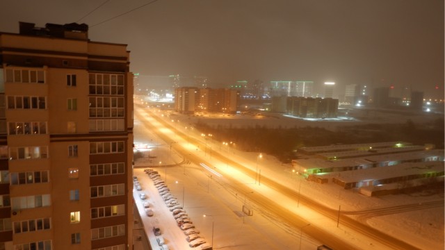Ночью был сильный туман, его последствия утром