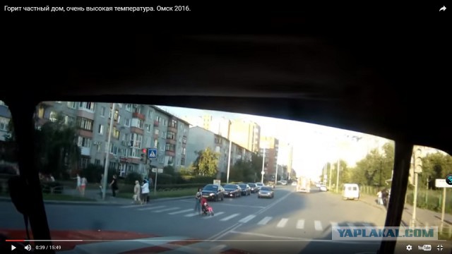 Огненный ад, горит частный дом