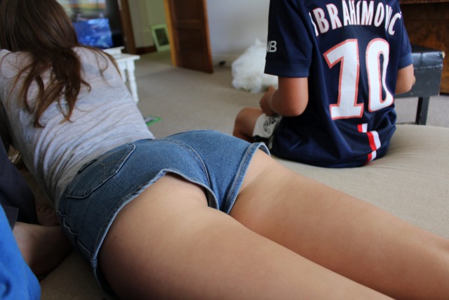 Twink panties schoolgirl first time