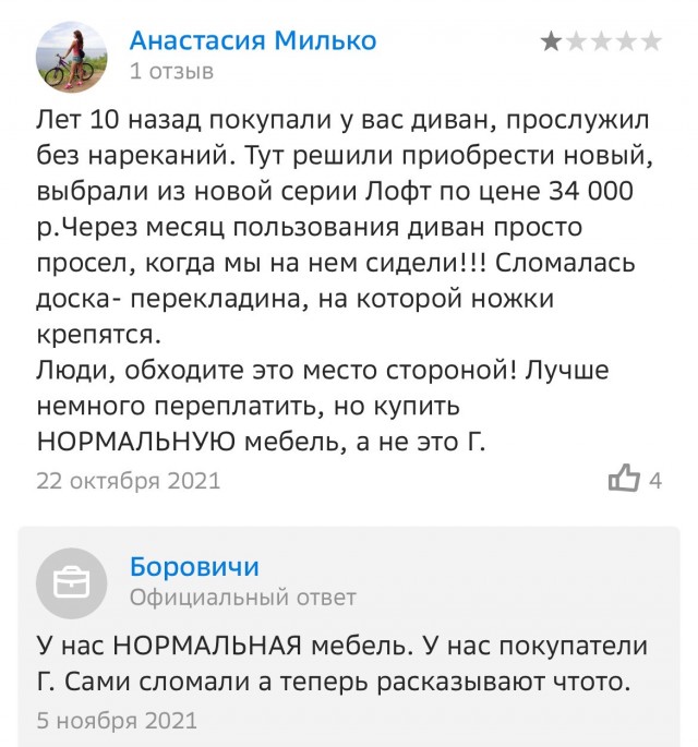 Отзывы