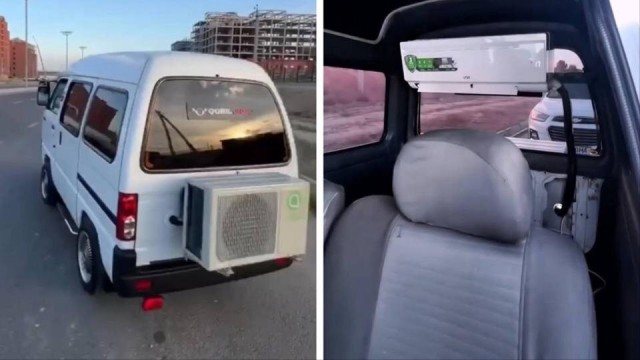В Узбекистане начали устанавливать на автомобили бытовые кондиционеры